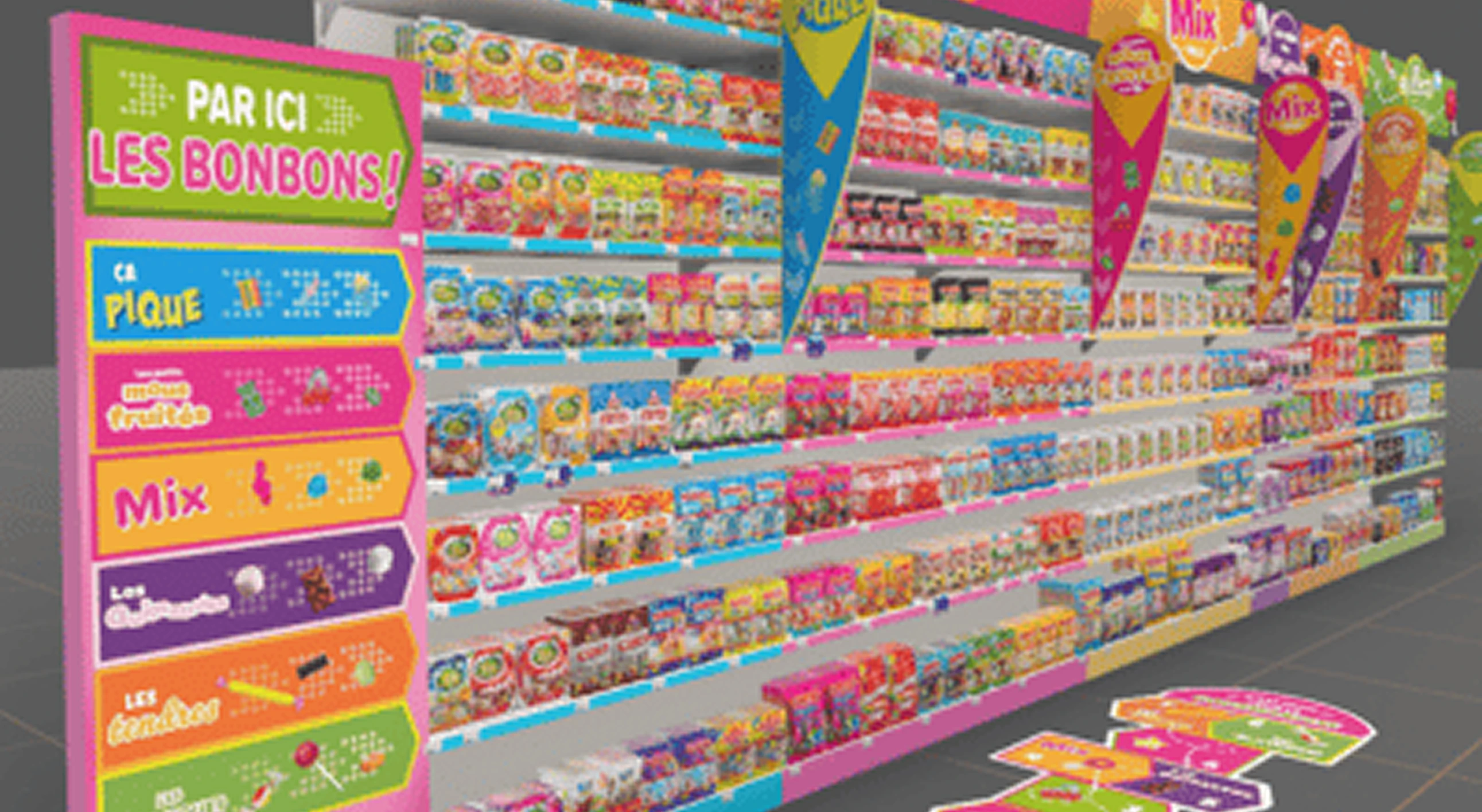 Planogramme Haribo en VR