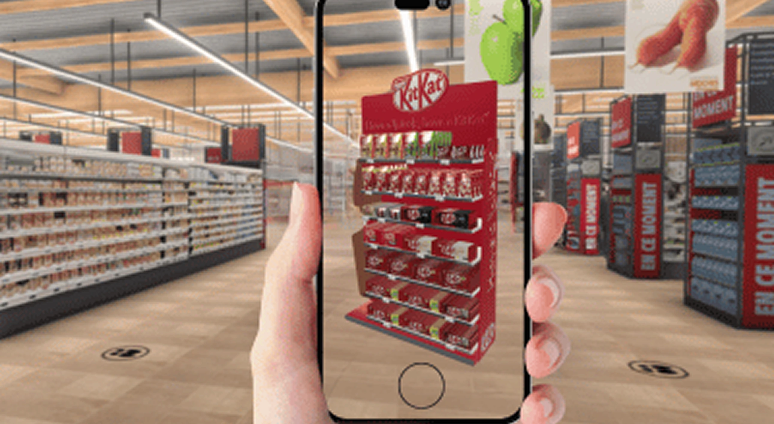 Planogramme KitKat en VR