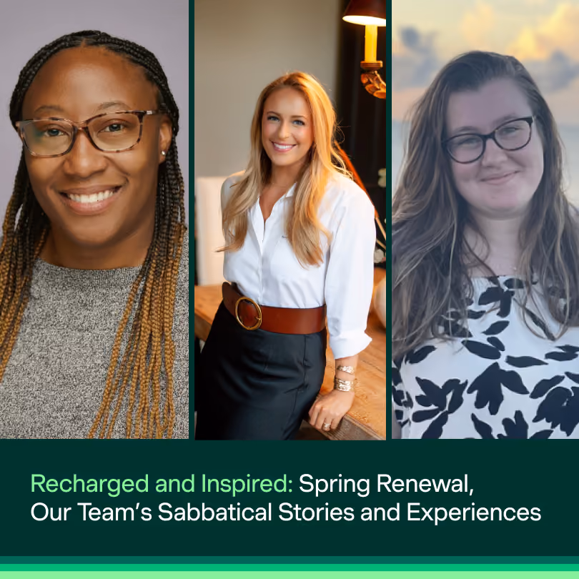 Recharged and Reinvigorated: Sabbatical Stories from Four Weeks Off
