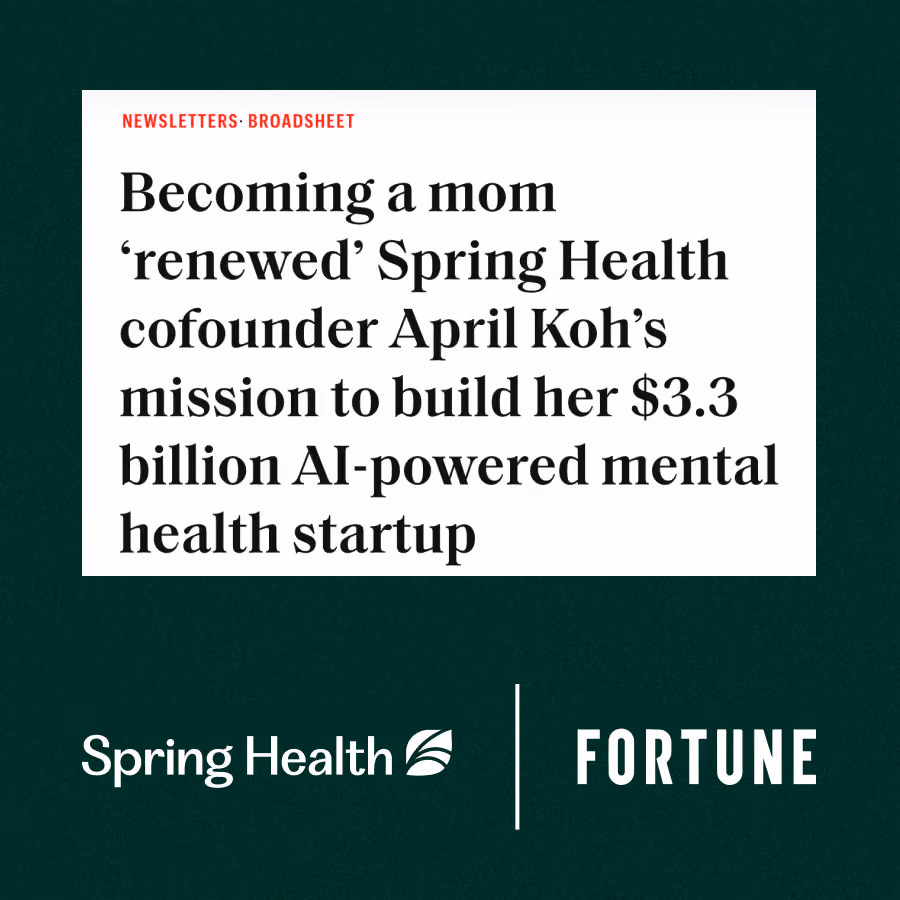 Fortune: Becoming a Mom ‘Renewed’ April Koh’s Mission to Build Her $3.3 Billion AI-Powered Mental Health Startup