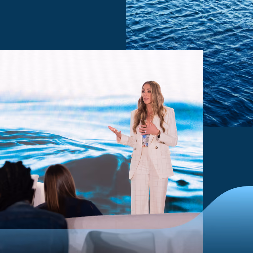 Sarah Bowe speaking at Spring Health's Tidal 2025