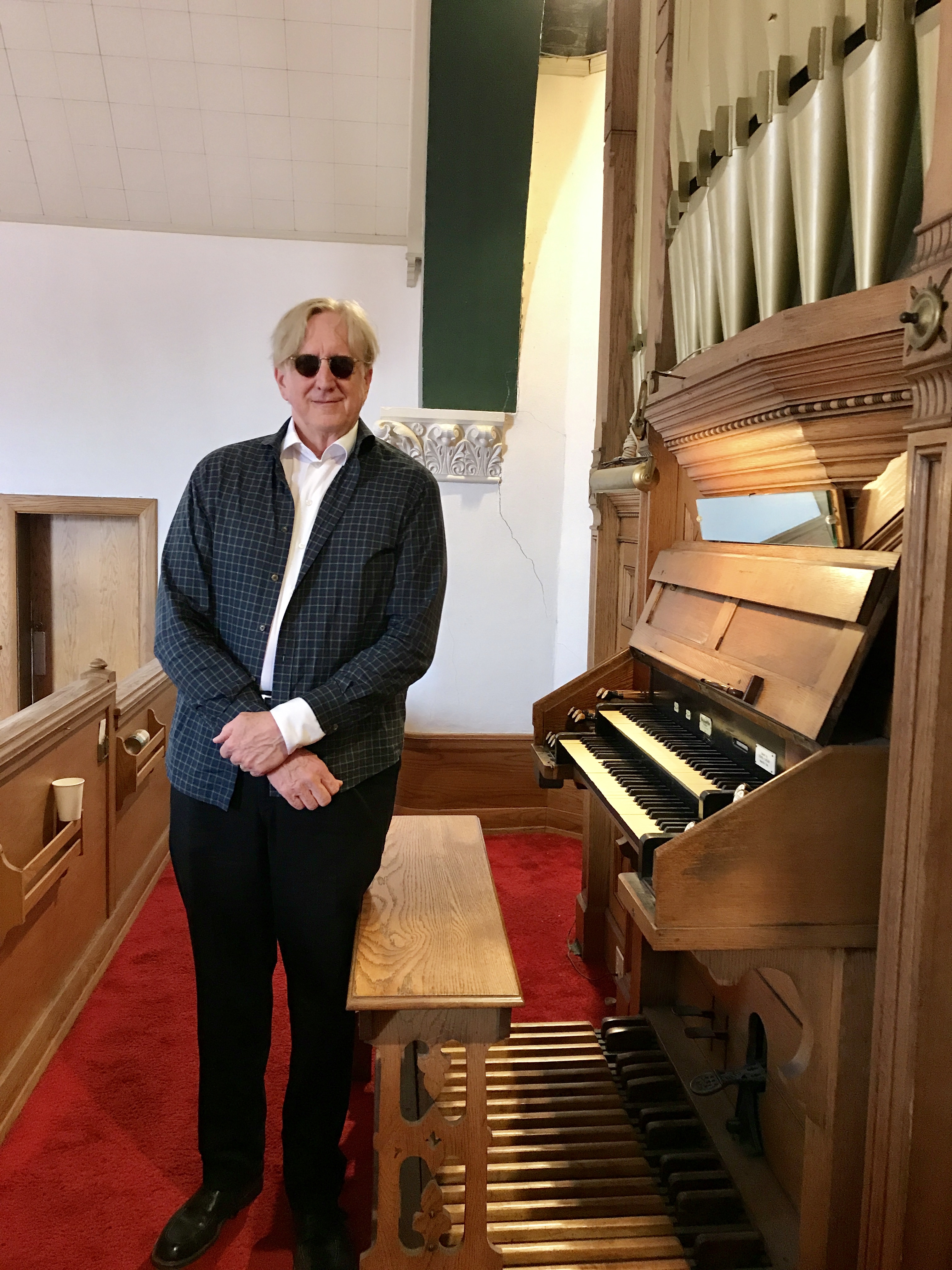 T Bone Burnett and pipe organ