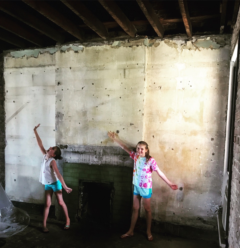 Little Bird (Ellery) and big sister Adelaide