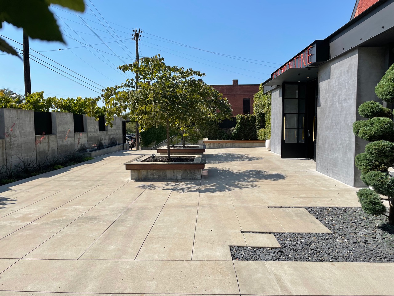 Front courtyard