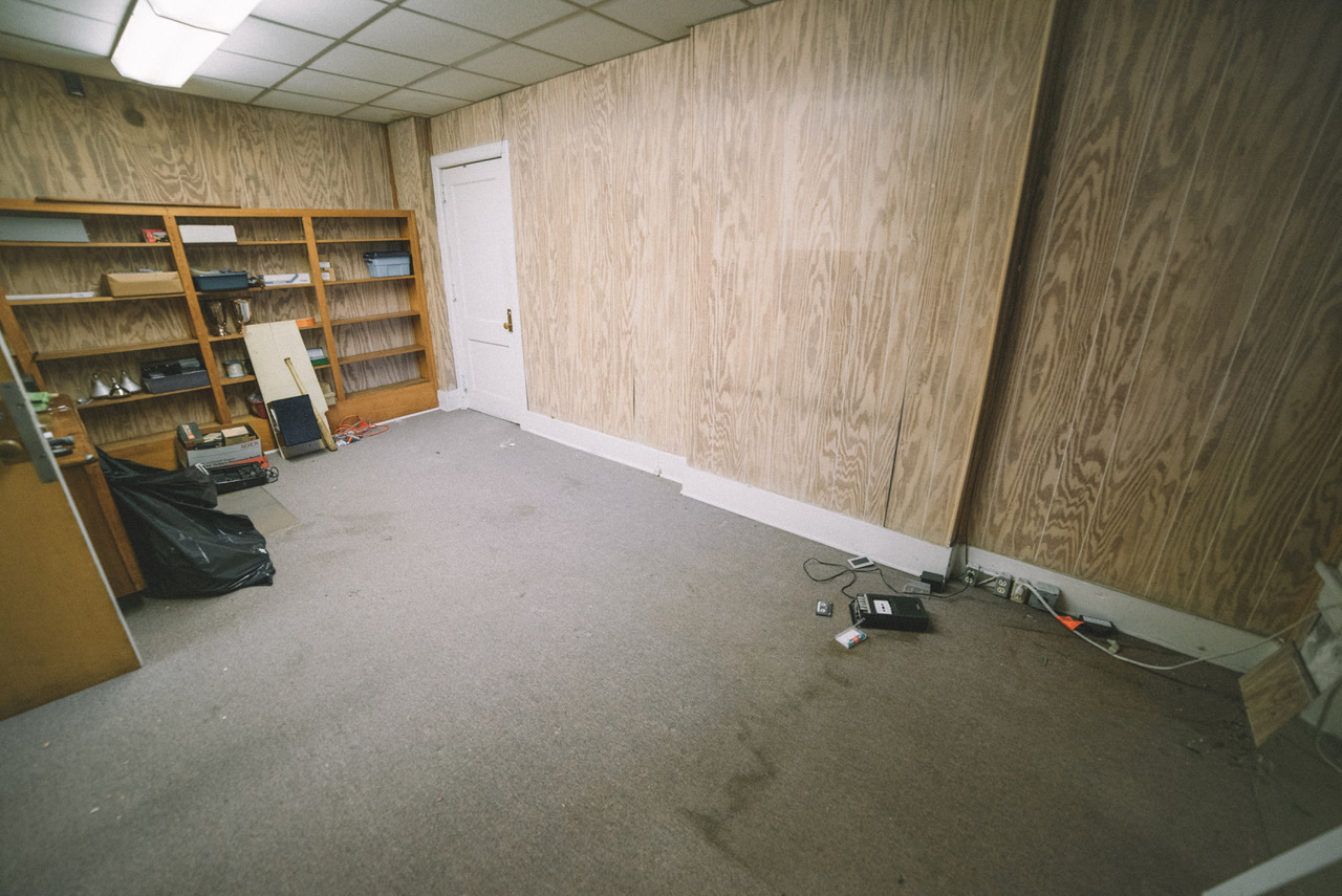 The minister's room, as we found it.