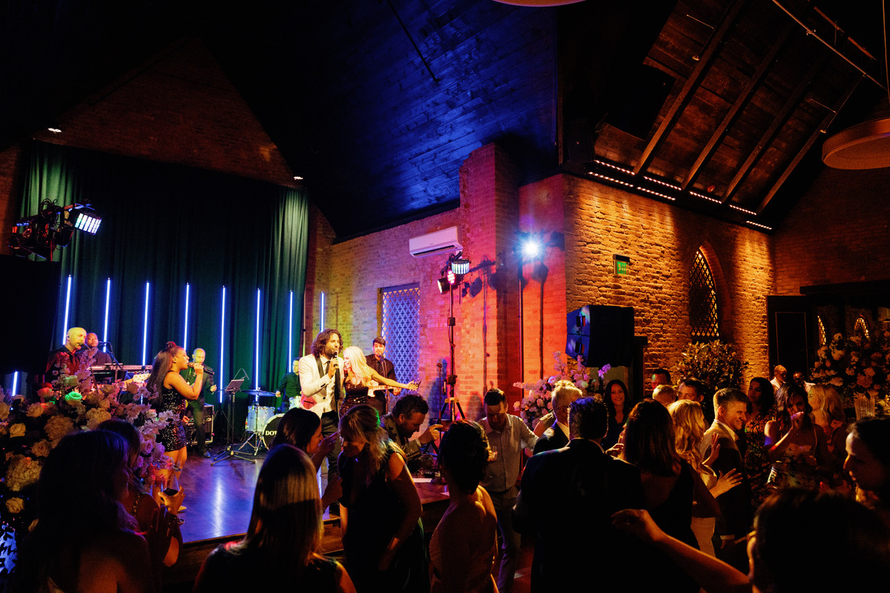 A wedding band at Clementine