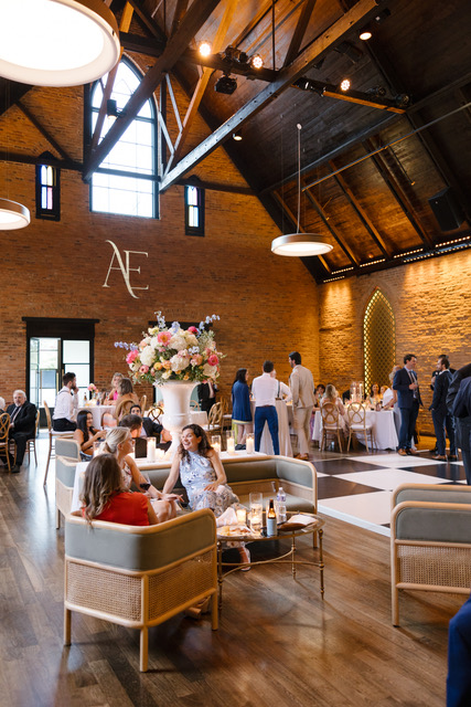 Fun reception in Adelaide Hall