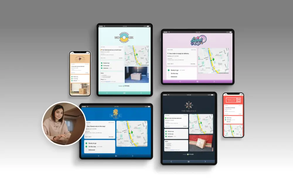 Keep customers up-to-date and informed.