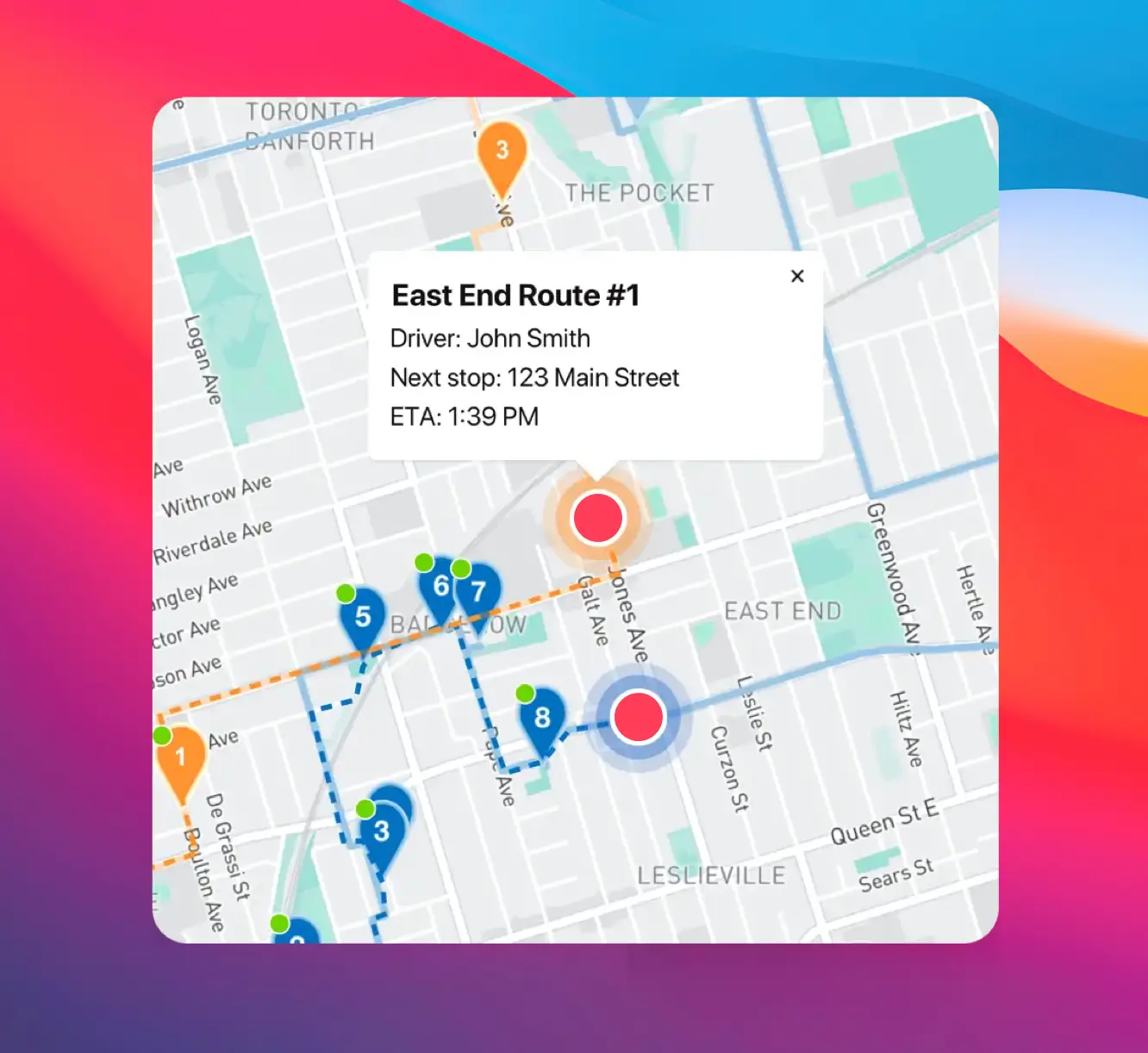 EasyRoutes for Managing & Tracking Drivers