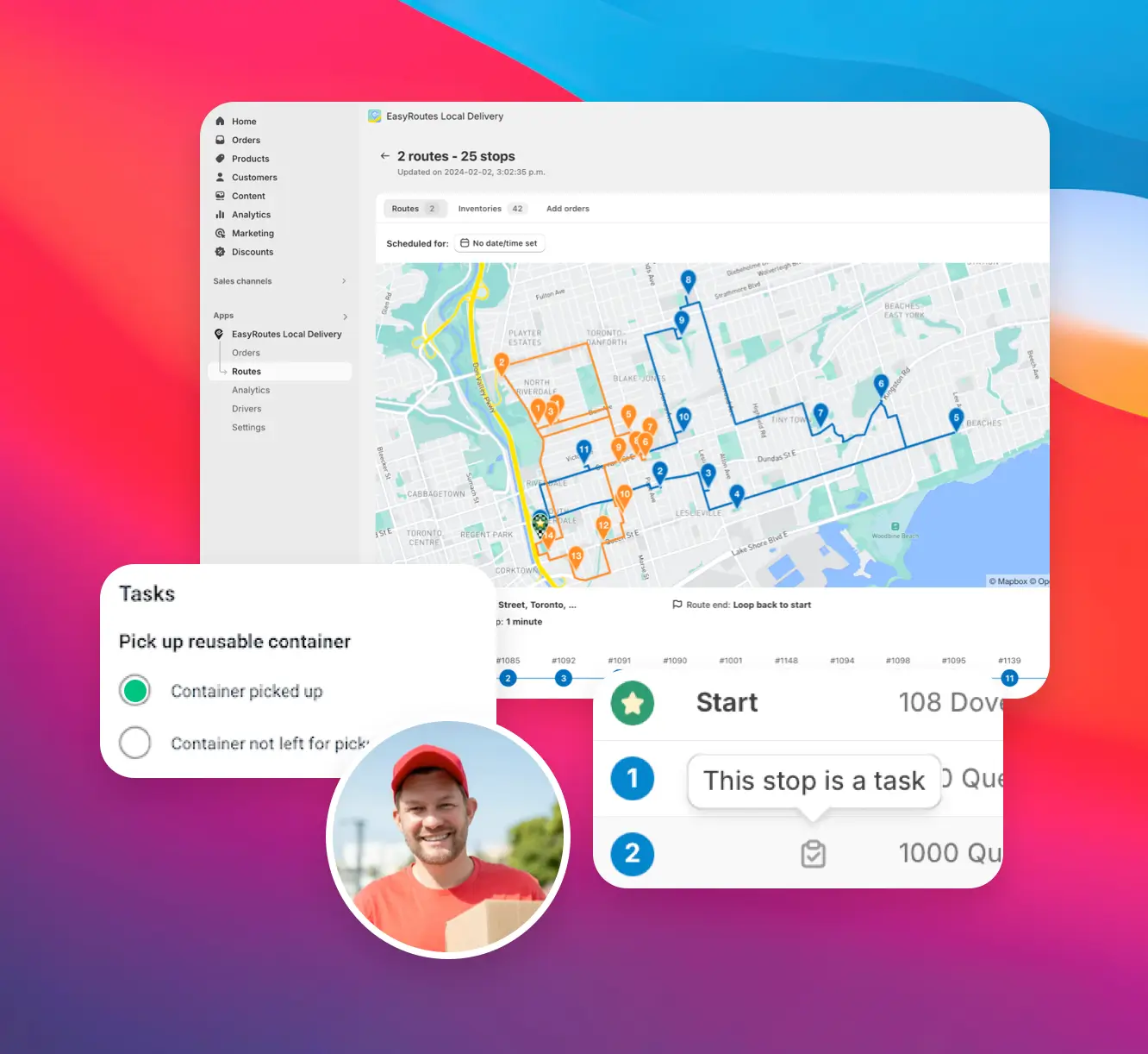 Optimized route planning