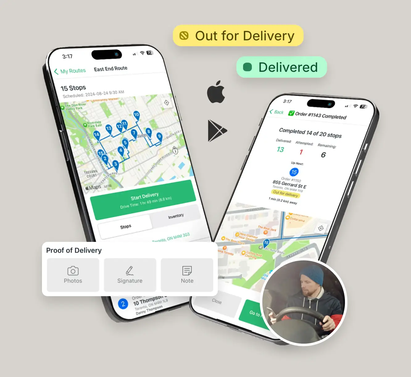 Delivery Driver mobile app
