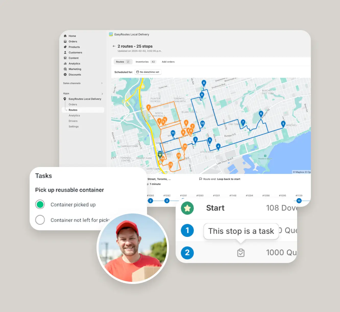 Optimized route planning