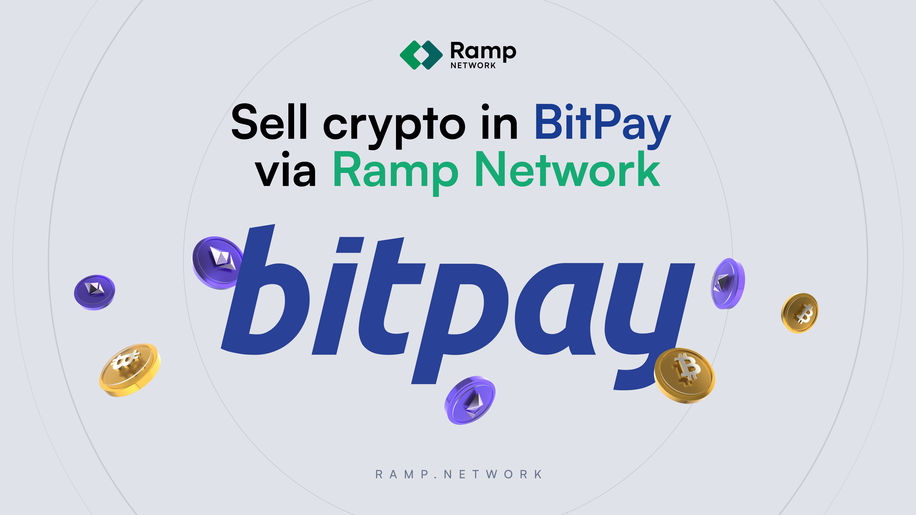 Sell crypto with Bitpay in Ramp Network