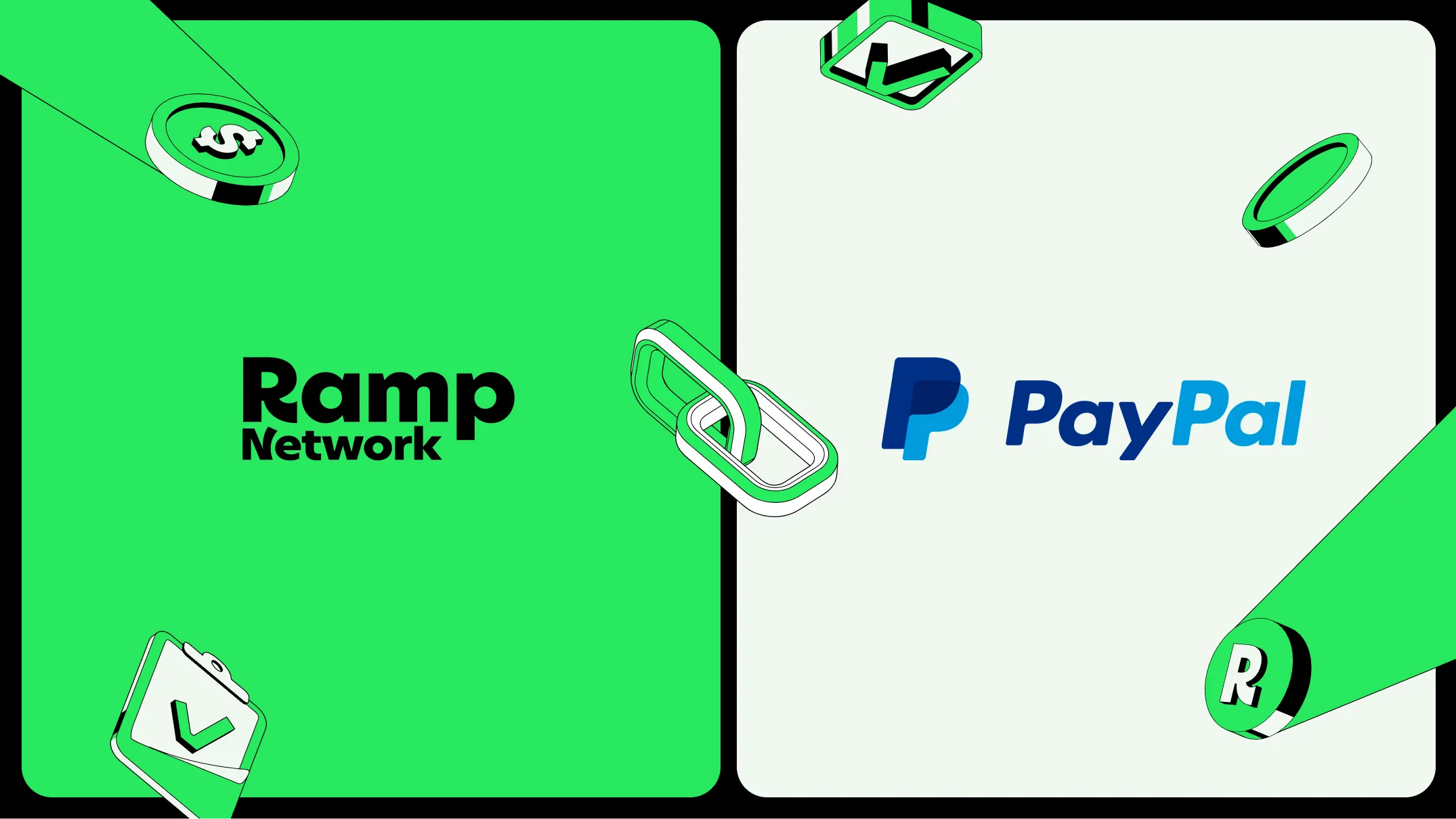 Buy crypto with PayPal on Ramp Network