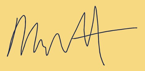 Signature of Michael Levitt