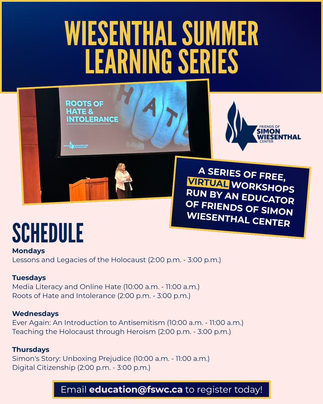 Wiesenthal Summer Learning Series