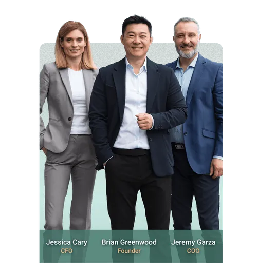 Jessica Cary, Brian Greenwood, Jeremy Garza