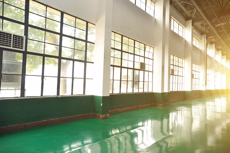 Floor coating (epoxy and anti-slip options)