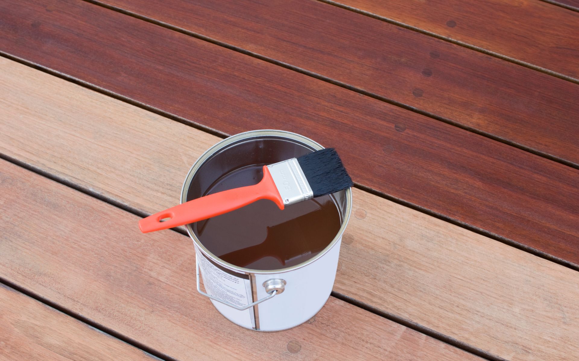 Staining Hardwood Decking