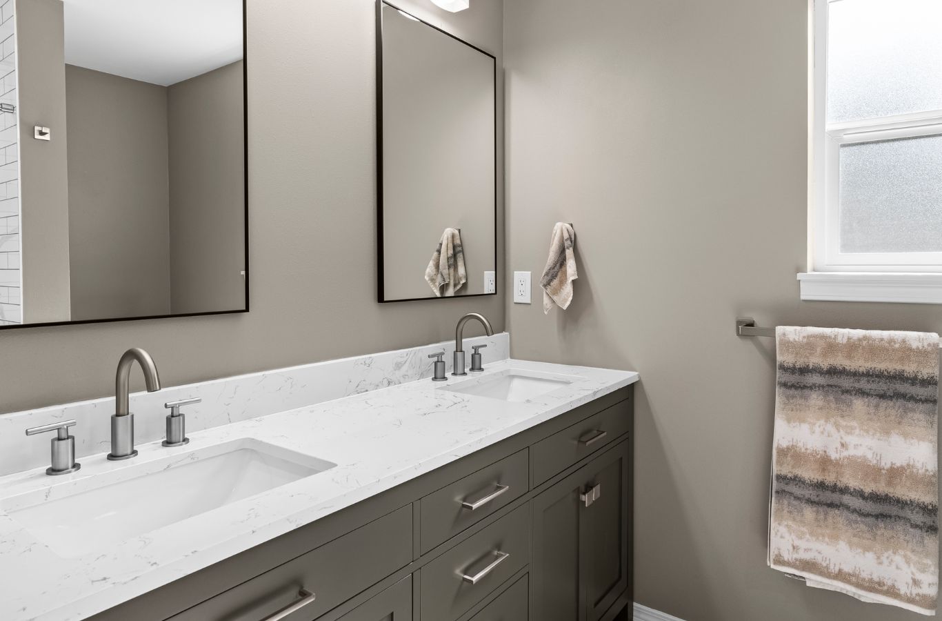 A NEW DAY Construction team member renovating a bathroom in Kirkland, WA, emphasizing precision, quality finishes, and reliable home remodeling expertise. Home Remodeling near me.