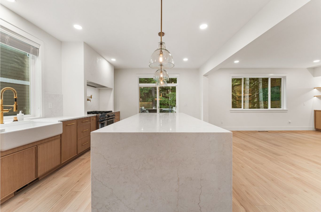 A NEW DAY Construction expert renovating a kitchen in Issaquah, WA, highlighting modern upgrades, functional layouts, and the advantages of hiring local professionals.