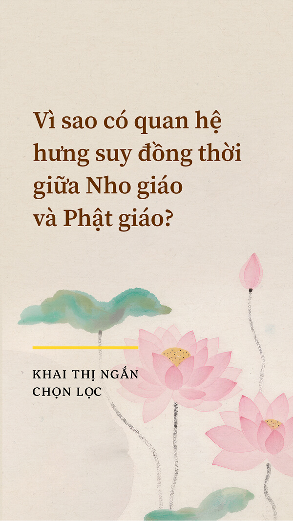 Vì sao có quan hệ hưng suy đồng thời giữa Nho giáo và Phật giáo?