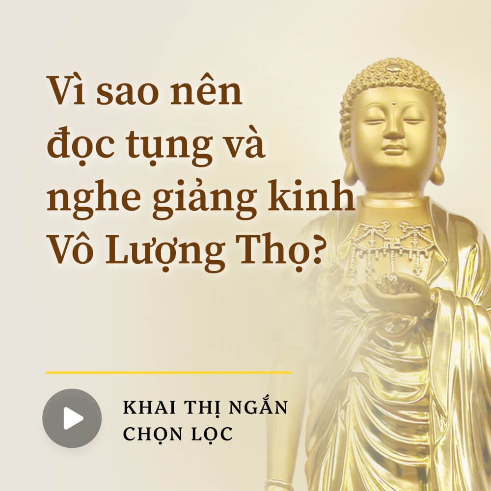 Vì sao nên đọc tụng và nghe giảng kinh Vô Lượng Thọ?
