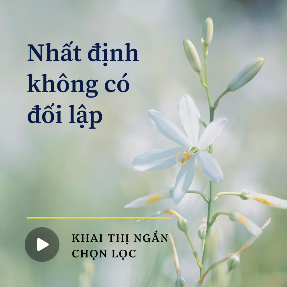 Nhất định không có đối lập