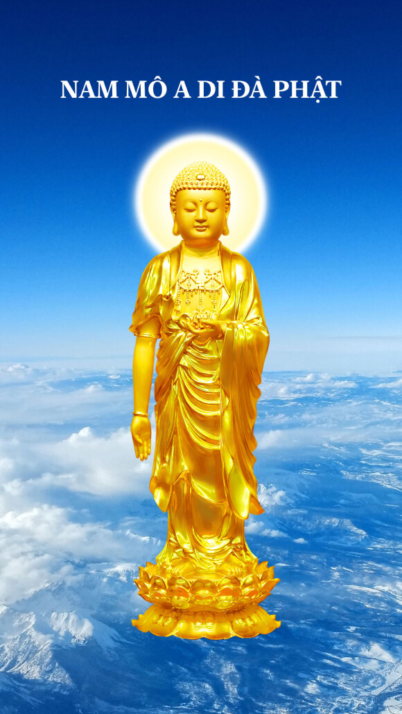 Amitabha Buddha Phone Wallpaper