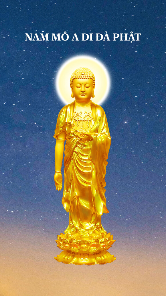 Amitabha Buddha Phone Wallpaper