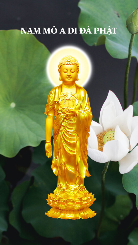 Amitabha Buddha Phone Wallpaper