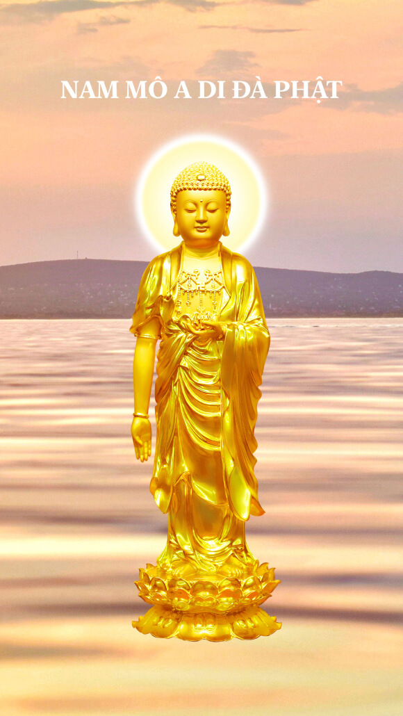 Amitabha Buddha Phone Wallpaper