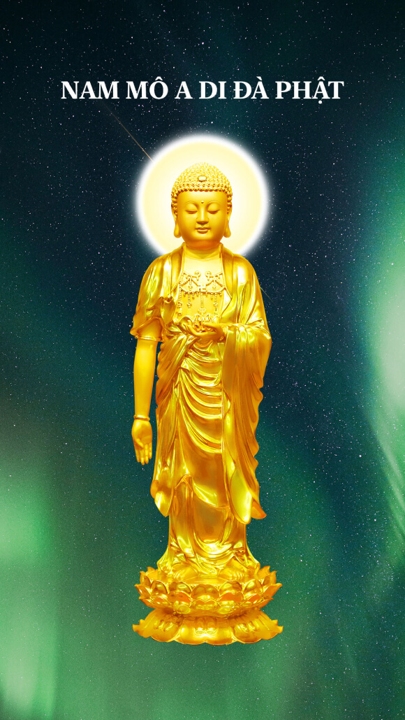 Amitabha Buddha Phone Wallpaper