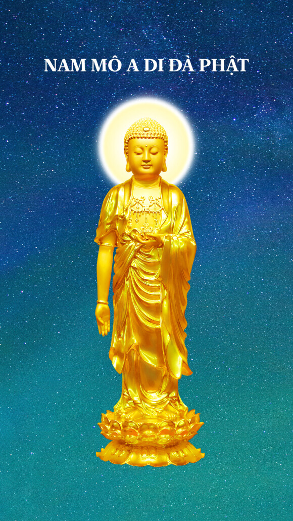 Amitabha Buddha Phone Wallpaper