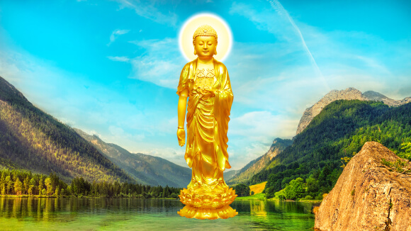 Amitabha Buddha Desktop Wallpaper