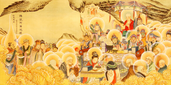 Amitabha Buddha Sutra Illustration 01