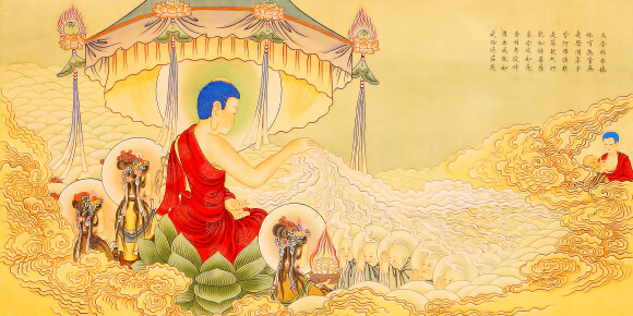 Amitabha Buddha Sutra Illustration 11