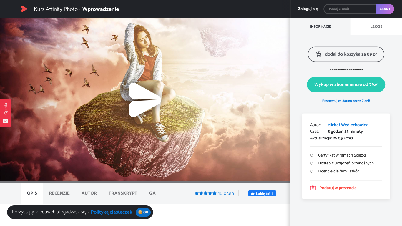 Kurs Affinity Photo