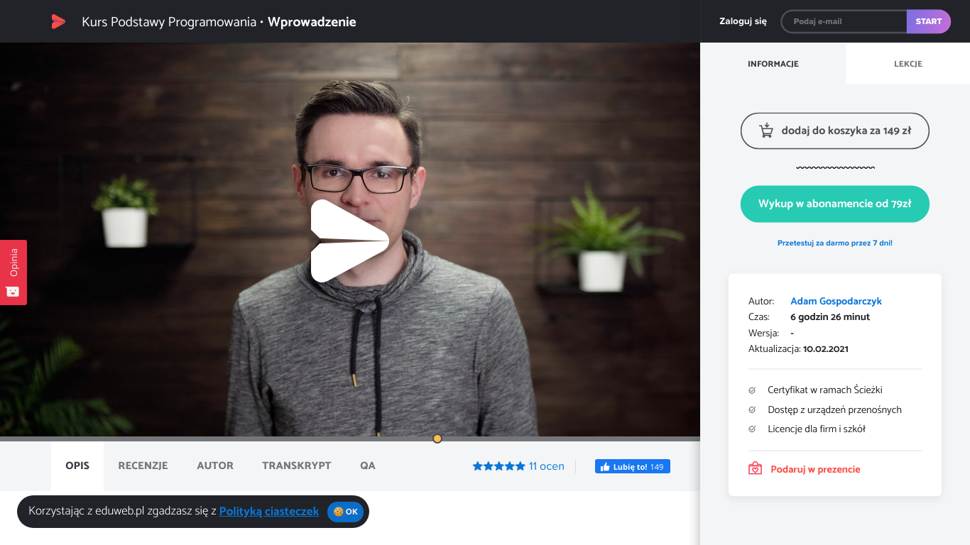 Kurs Podstawy Programowania