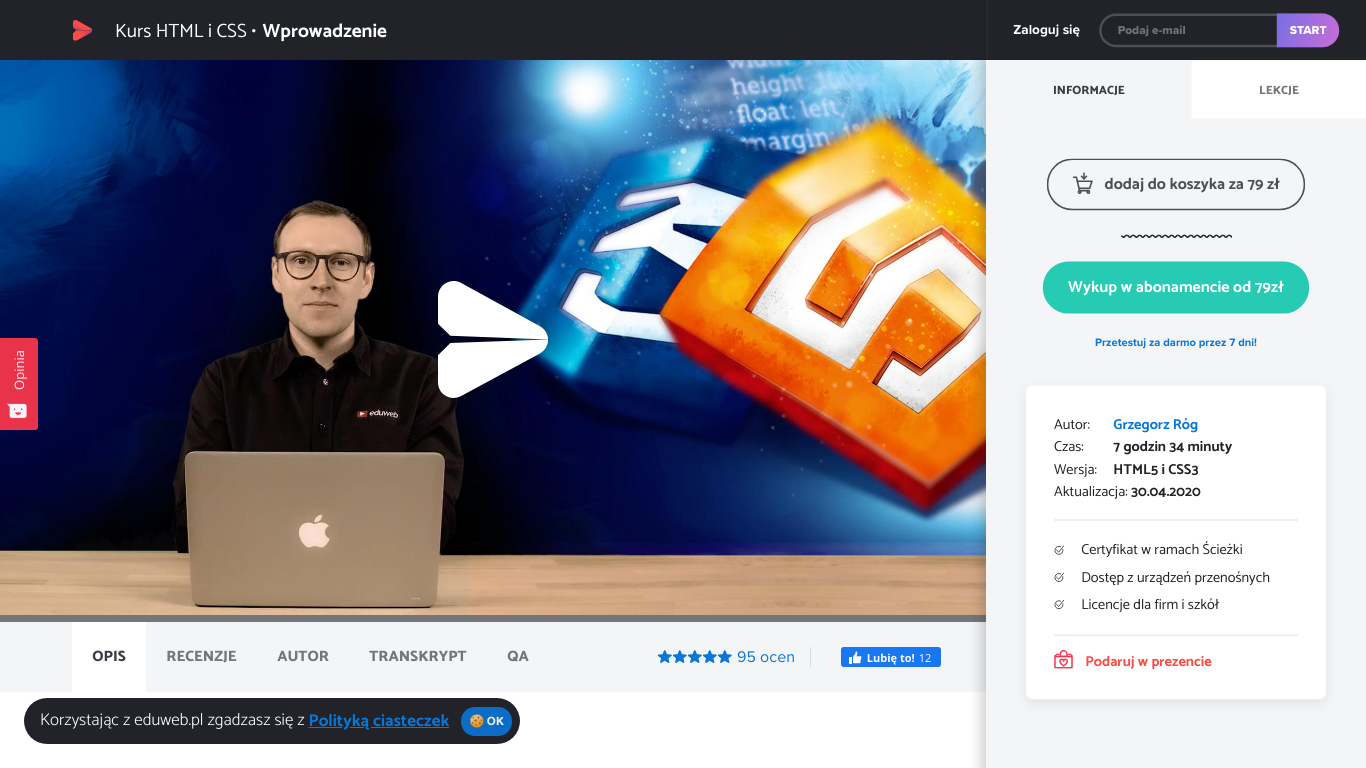 Kurs HTML i CSS