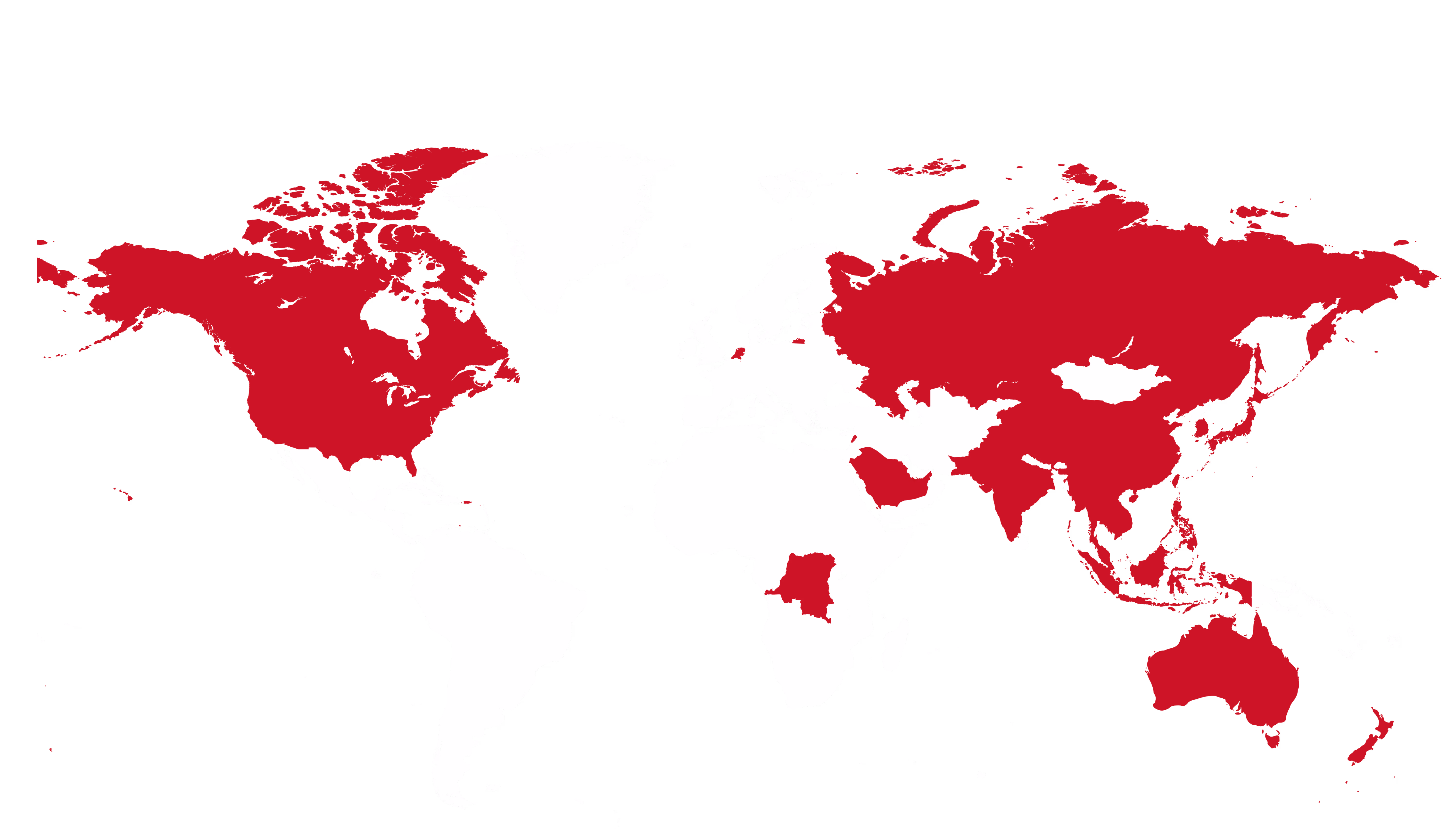A map featuring countries where our learners come from. Including ASEAN, EMEA, and North America