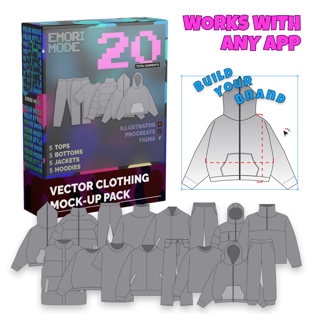 Emori Mode Clothing Mock-Ups