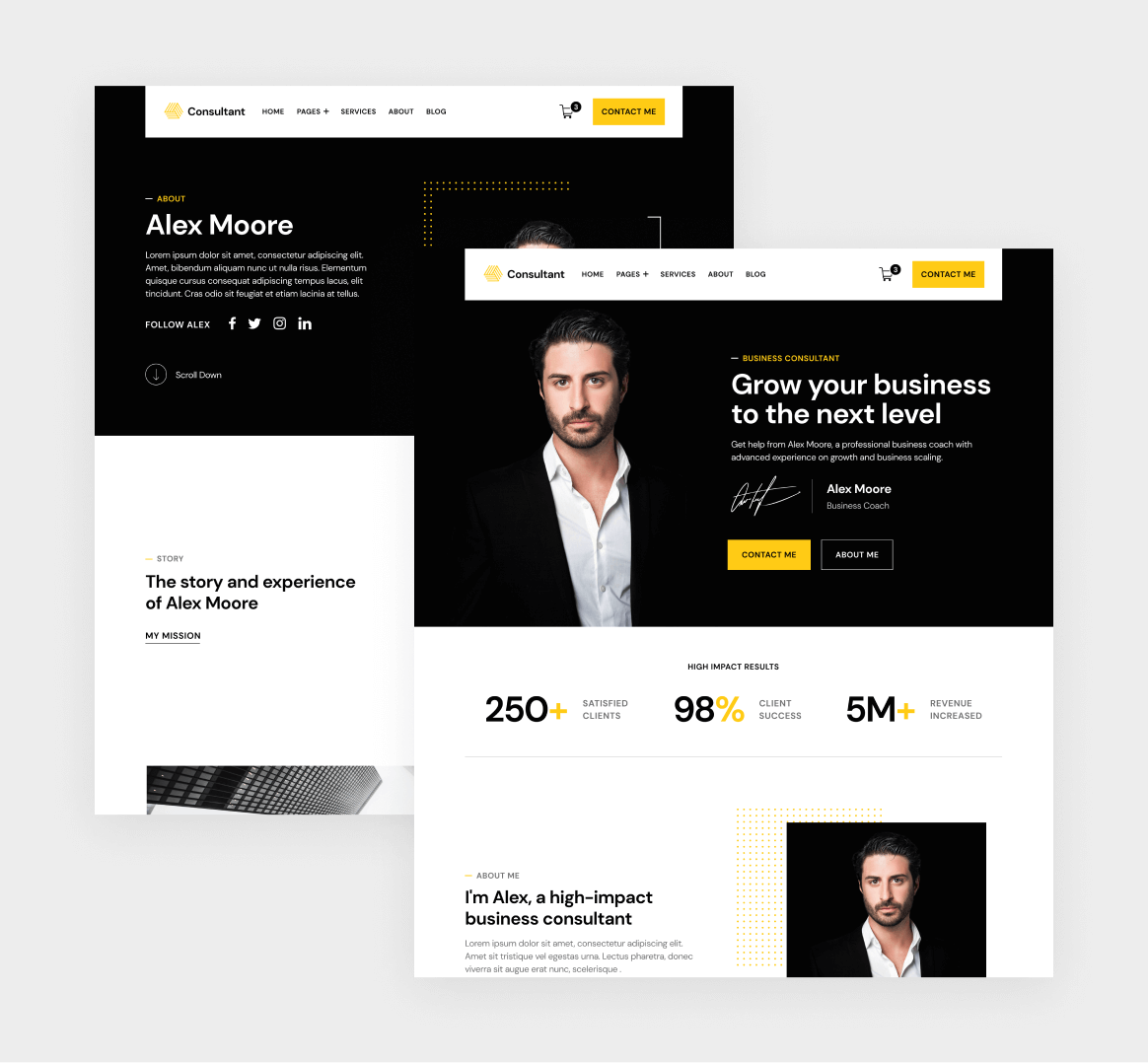 Consultant - 10 Pages Included - Consultant and Business Coach Webflow Template