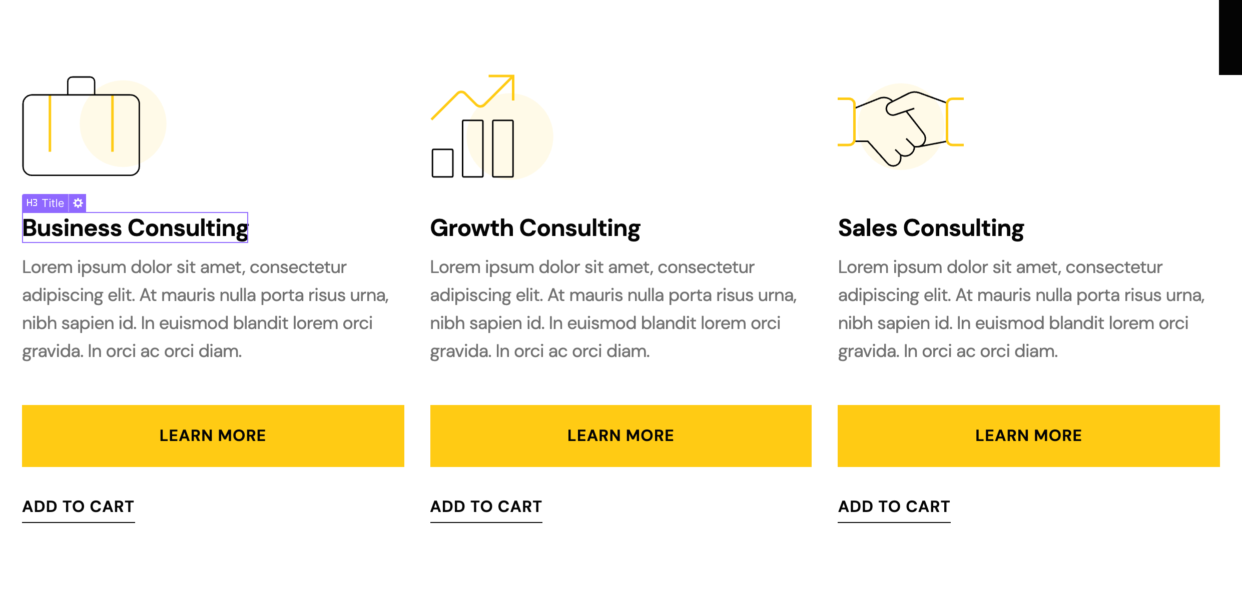 eCommerce Products - Consultant Webflow Template