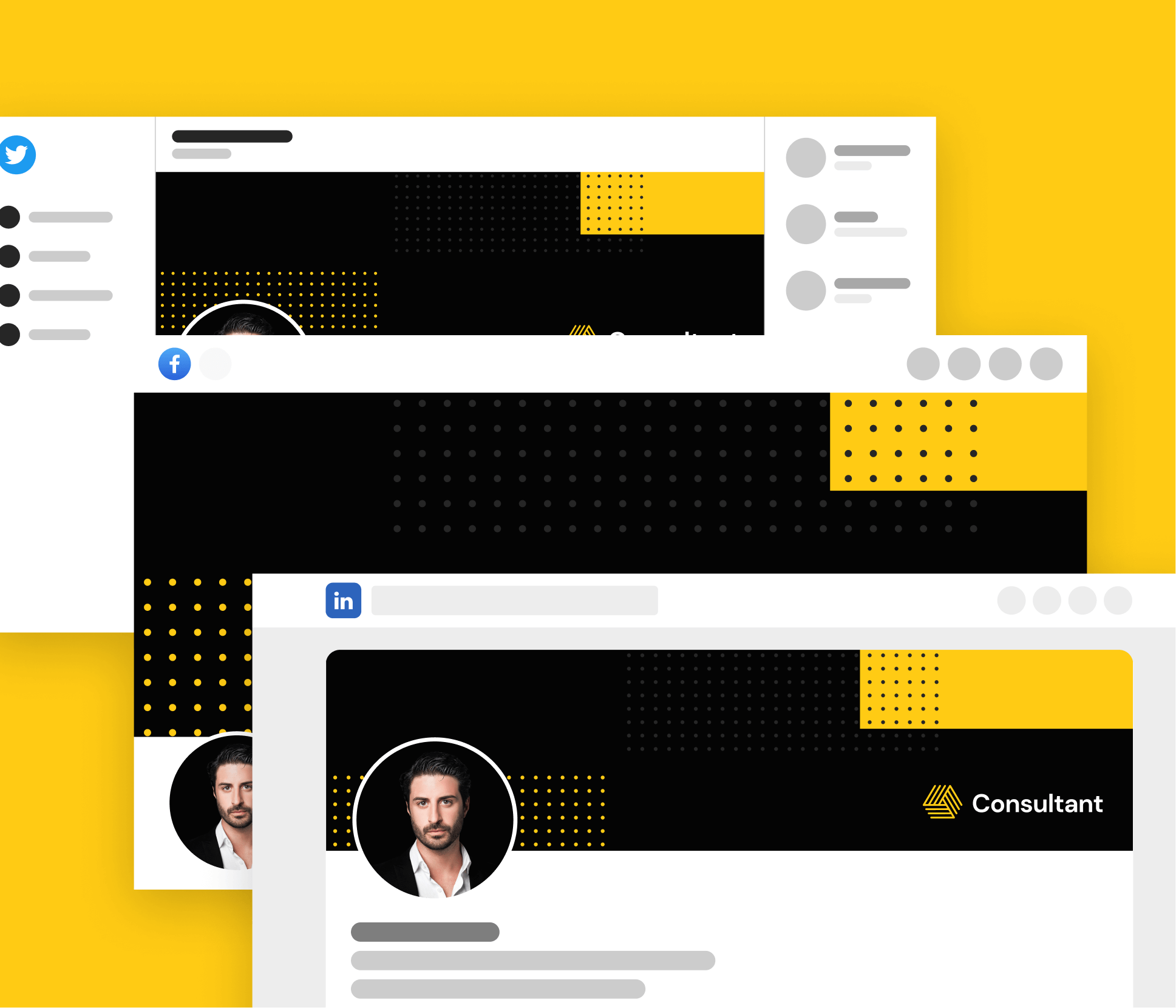 Consultant - Social Media Assets - Consultant and Business Coach Webflow Template