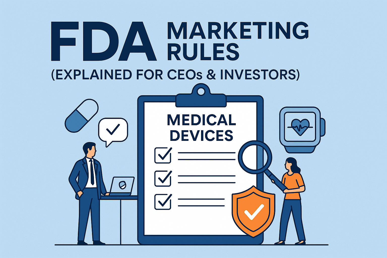 FDA Marketing Rules for Medical Devices (Explained for CEOs & Investors)
