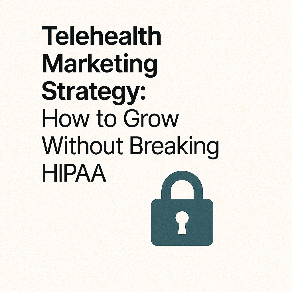 Telehealth Marketing Strategy: How to Grow Without Breaking HIPAA