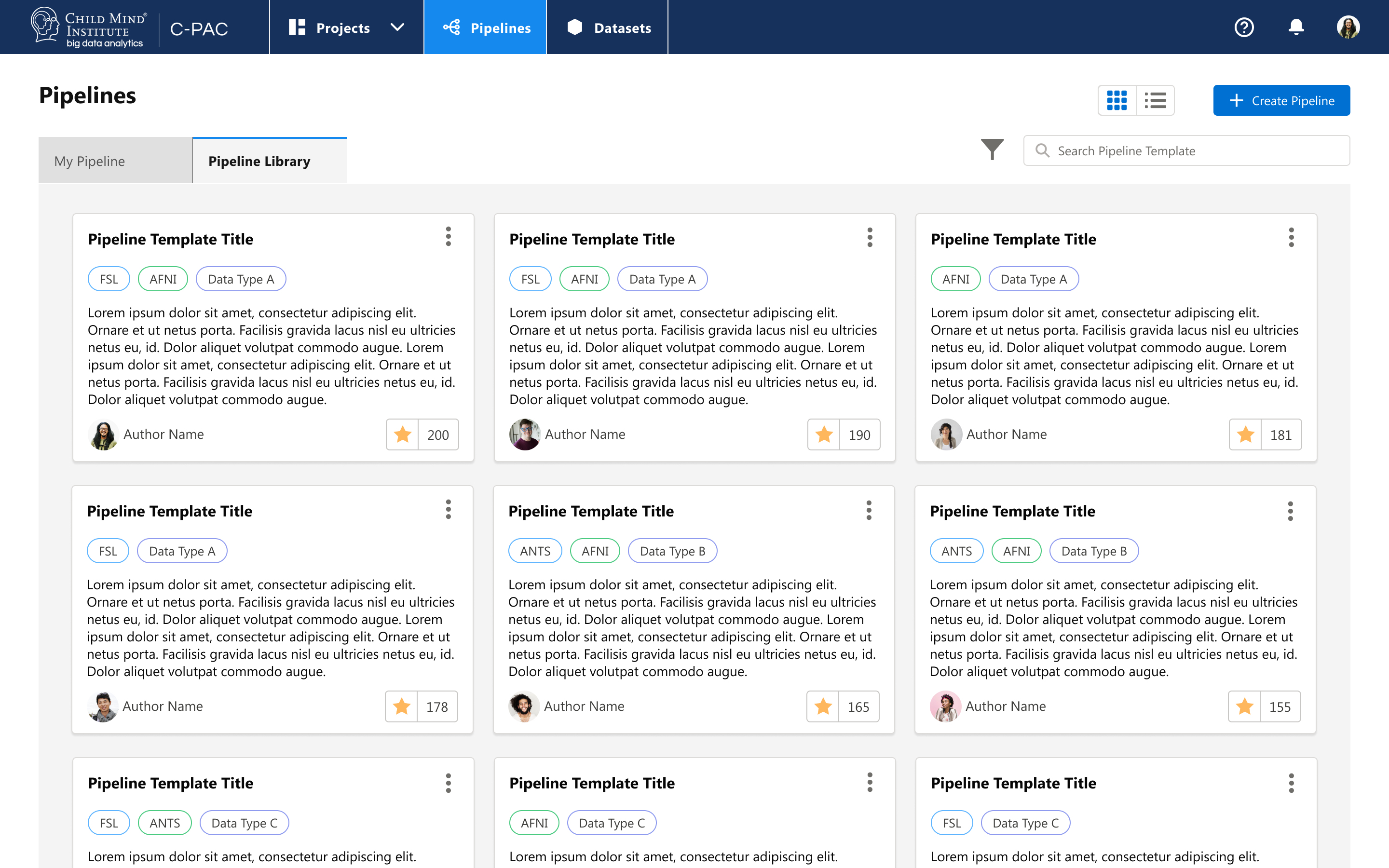 The interface when users zoom into a certain period of time