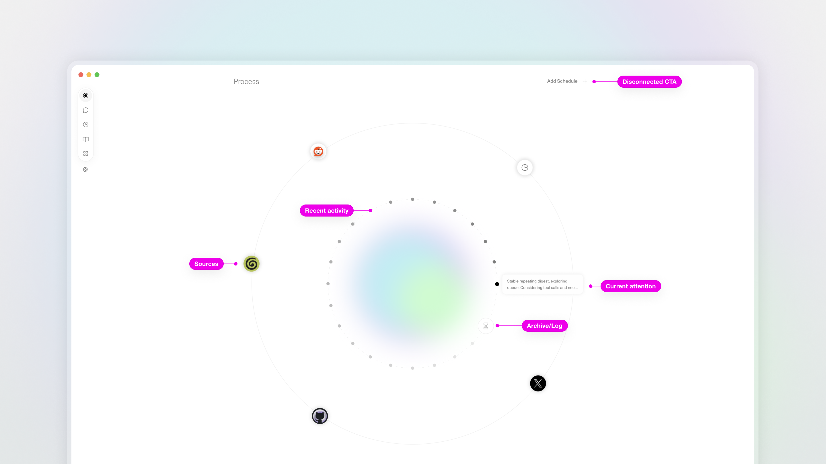 Symphony starting state showing Truffle background activity