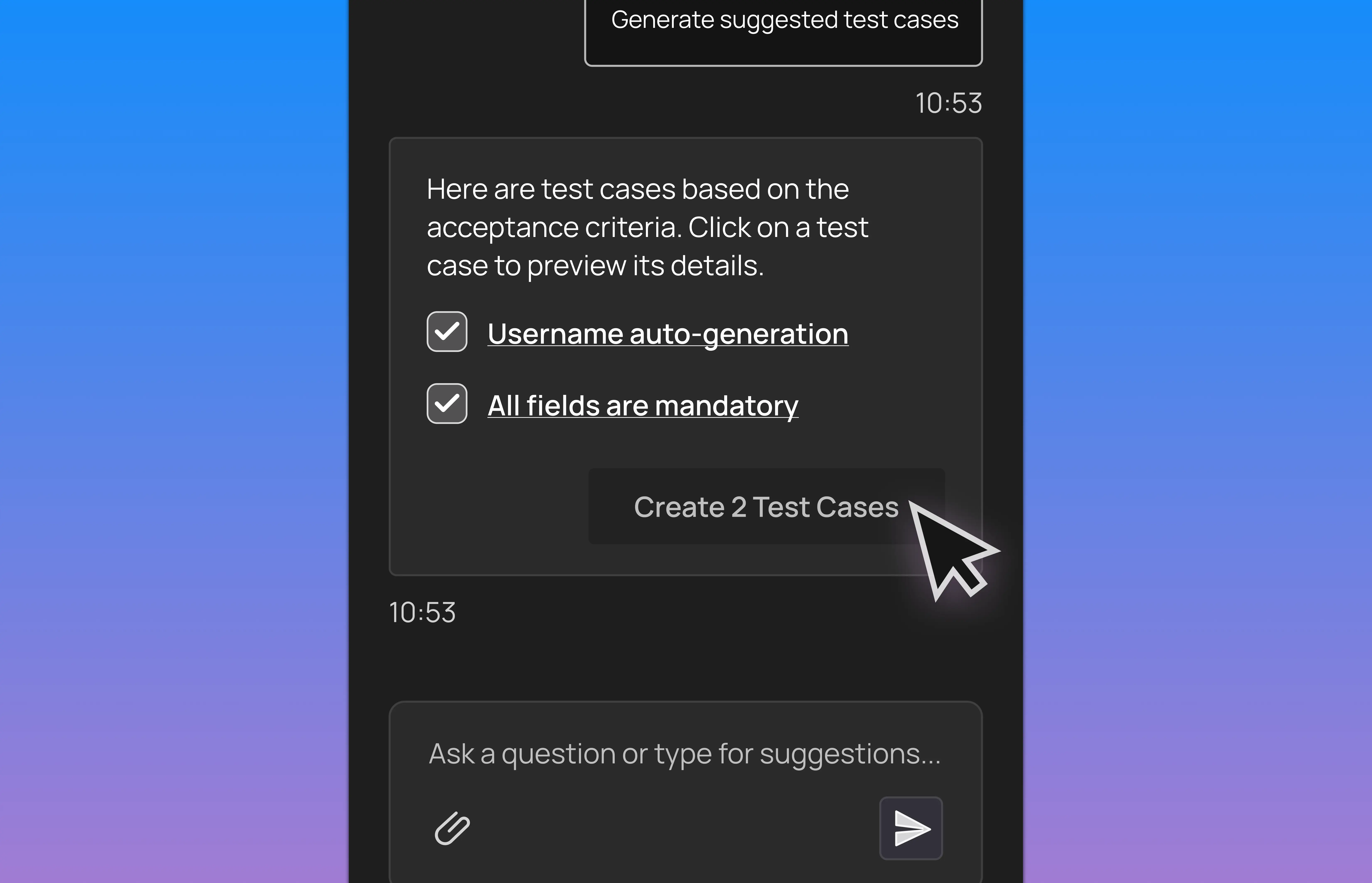 Designing Trust and Flow in AI-Assisted Test Planning (2025)